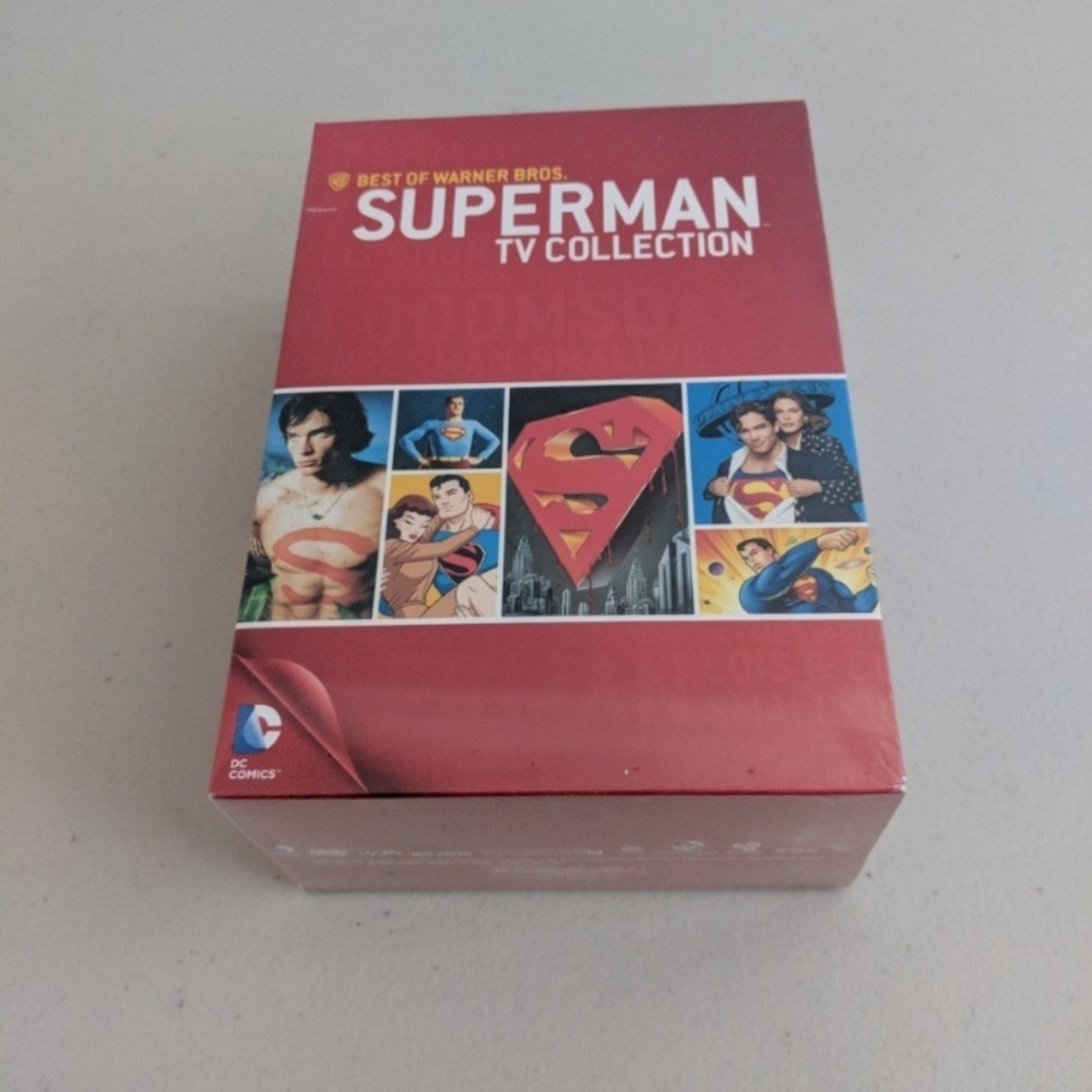 Superman DC Comics Retro DVD Disc Gift Set Collectibles Superhero Geek Culture